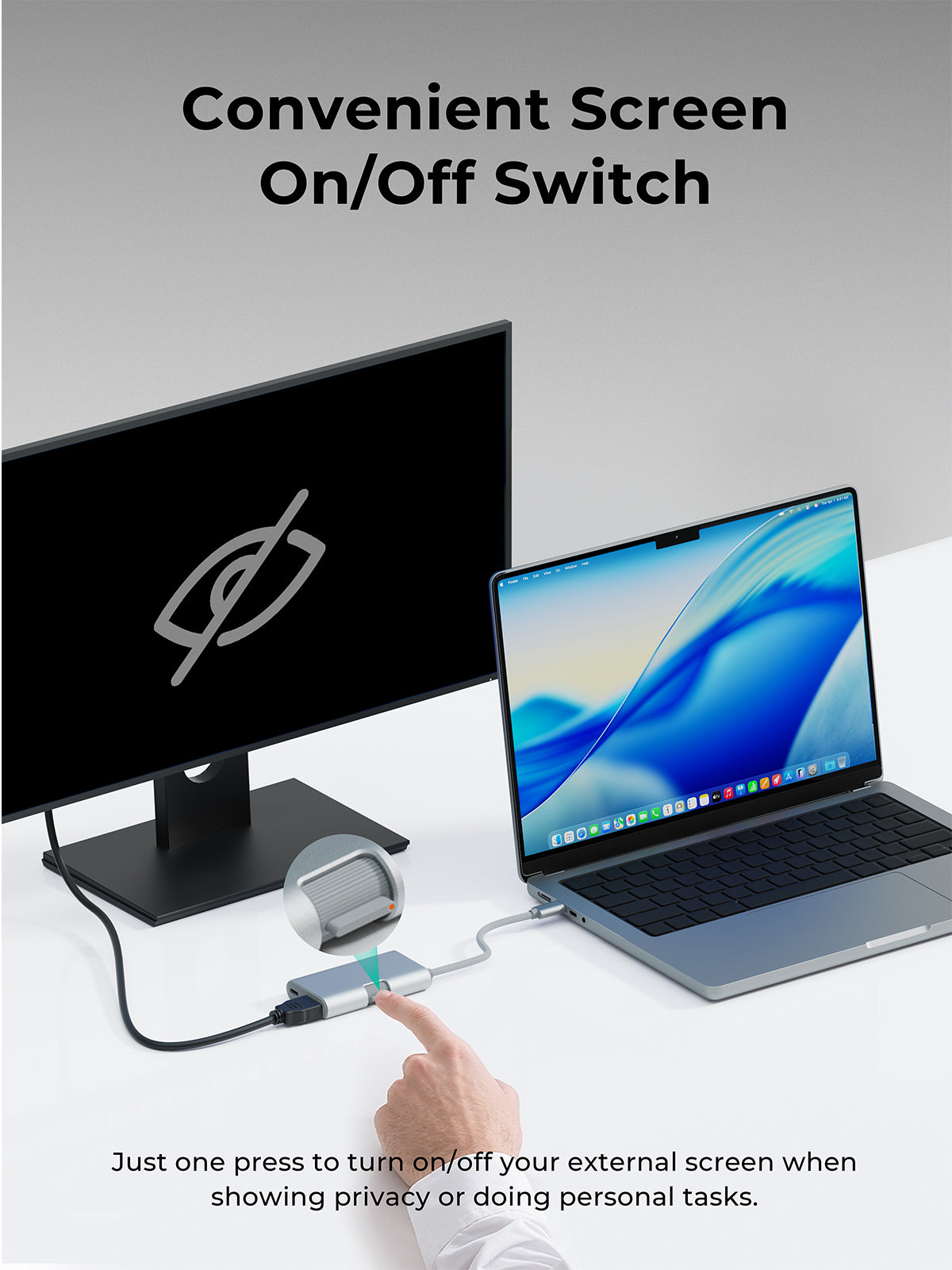 Aukey Travel Dok 3 In 1 Usb-C To 3-Ports Hub Sv