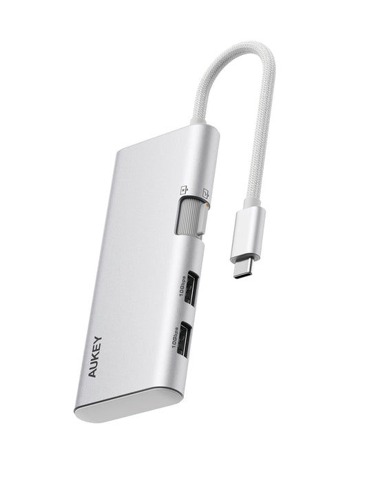 Aukey Office Dok 6 In 1 Usb-C To 6-Ports Hub Sv