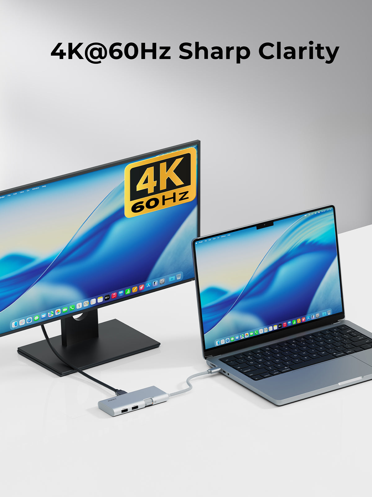 Aukey Office Dok 6 In 1 Usb-C To 6-Ports Hub Sv