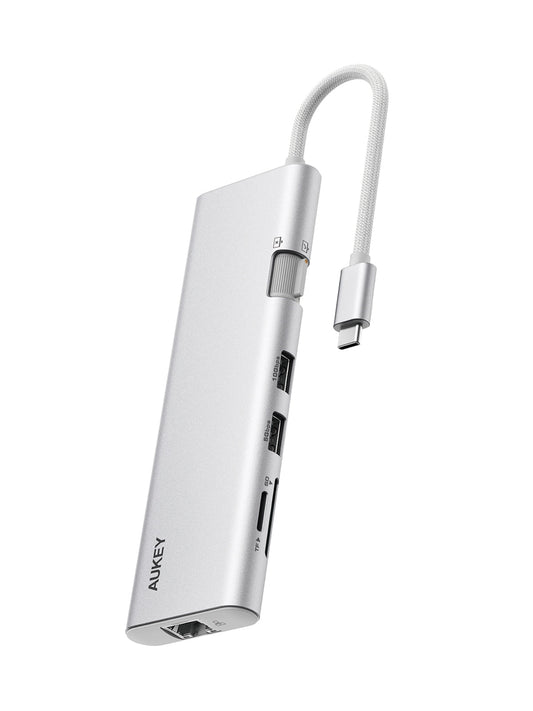 Aukey Office Dok 10 In 1 Usb-C To 10-Ports Hub Sv