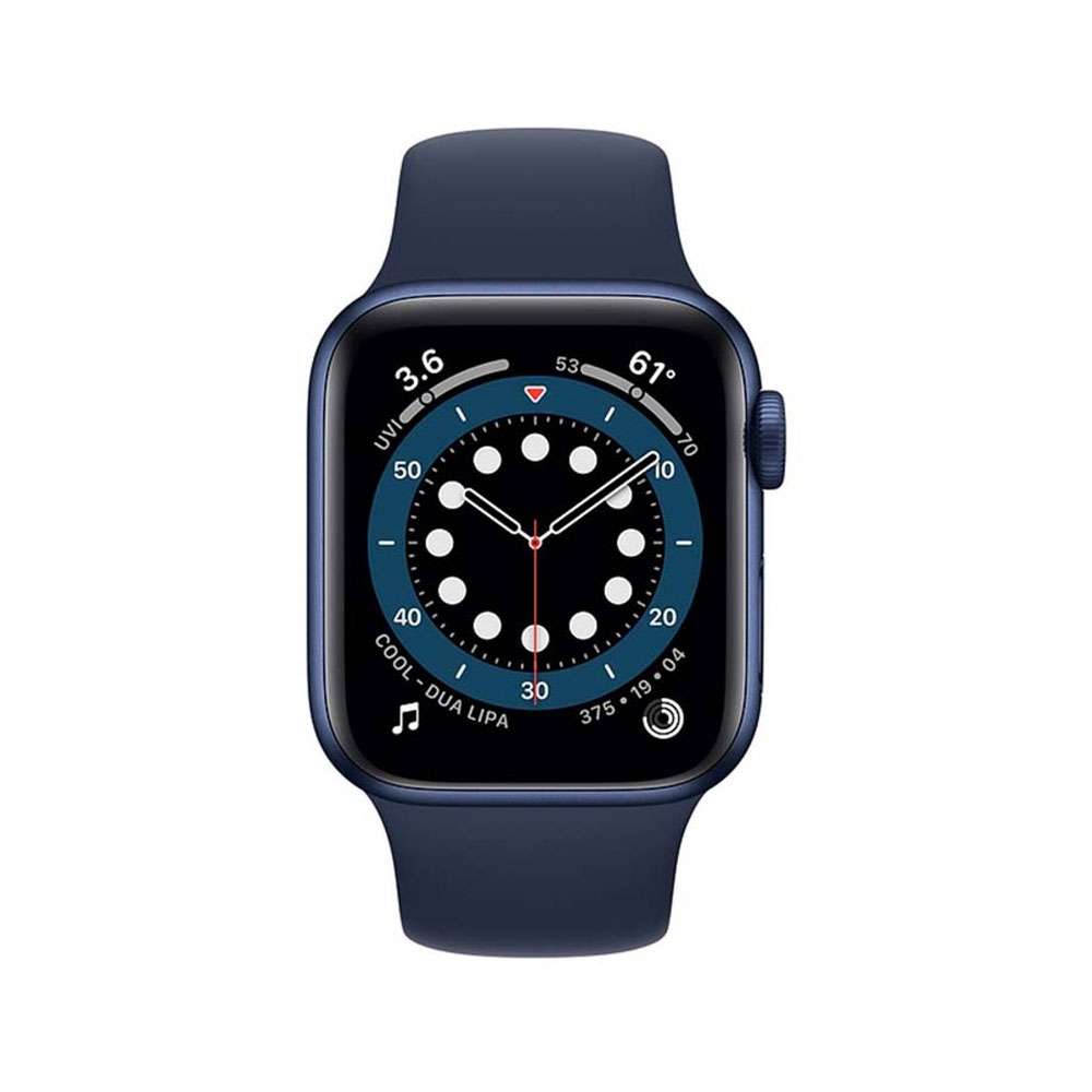 Apple Watch Series 6 Cellular 44mm Blue Aluminium Case with Deep Navy Sport Band