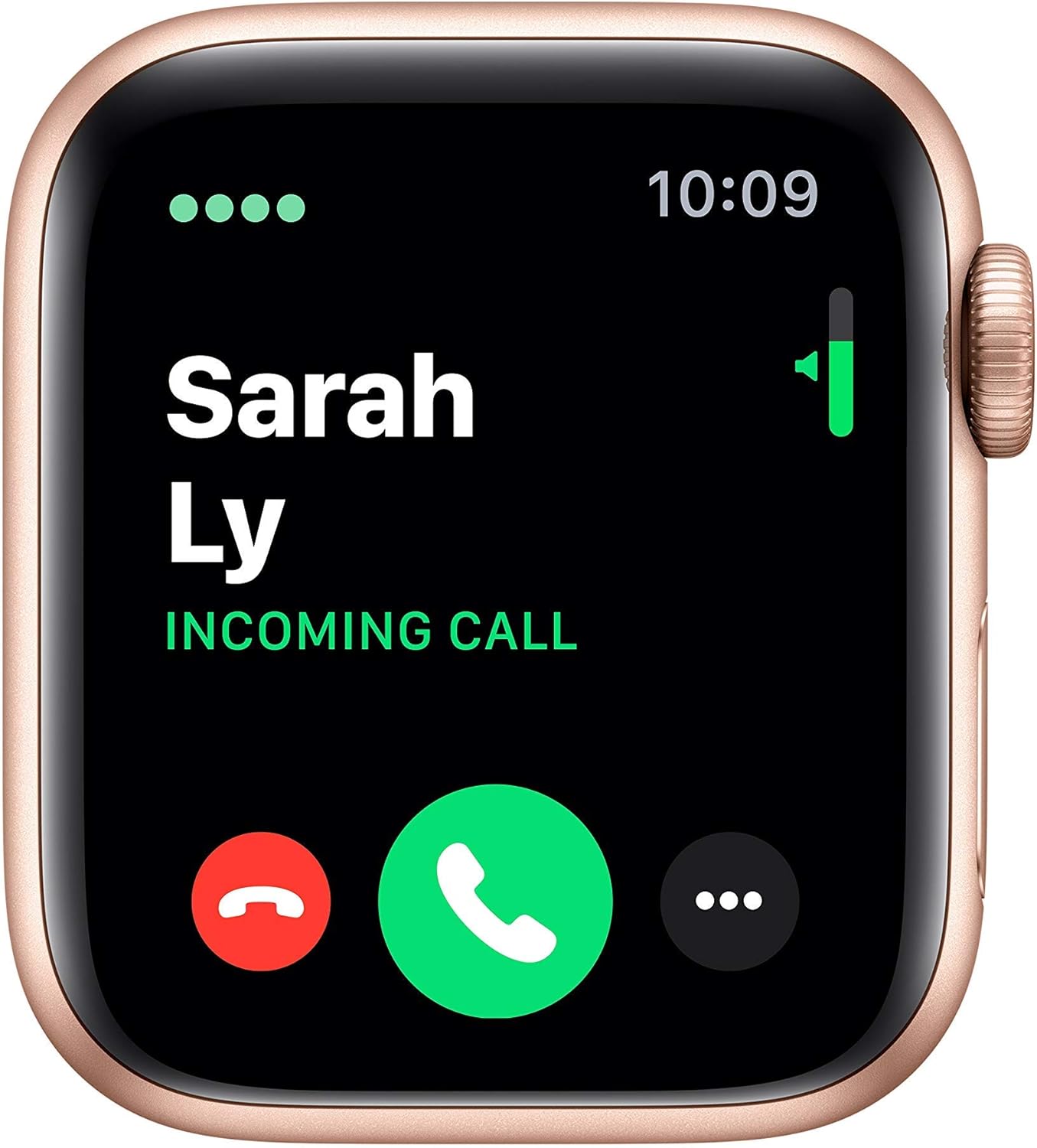 Apple Watch Series 5 44mm Gold Aluminium Case with Pink Sand Sport Band - S/M & M/L