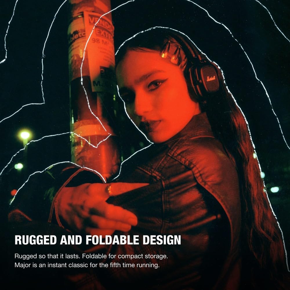 Marshall Major Iv On - Ear Wireless Headphones - Black