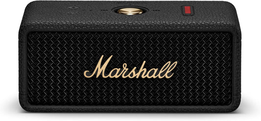 Marshall Emberton Iii Compact Portable Wireless Speaker - Black/Brass