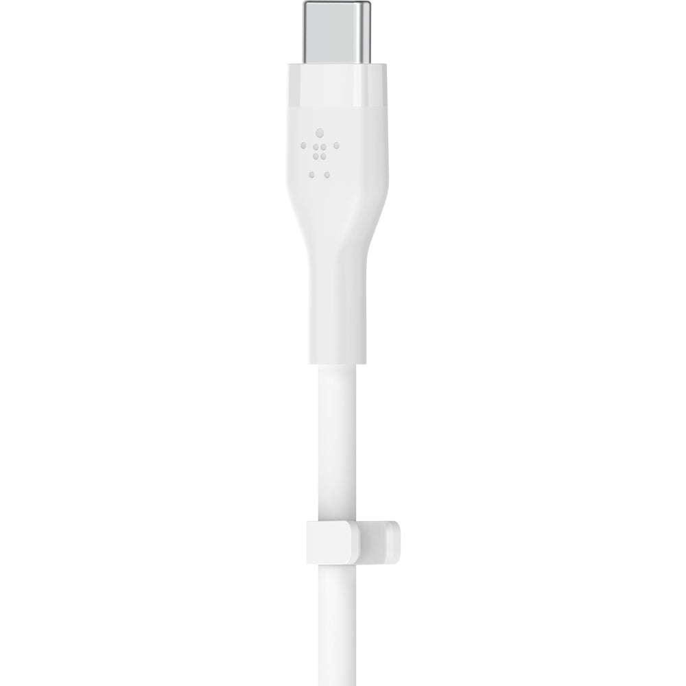 Belkin Silicone Lightning to USB-C Cable, 1m - White