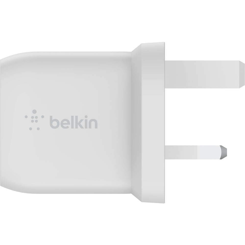 Belkin 45W Dual USB-C GaN Wall Charger with PPS - White