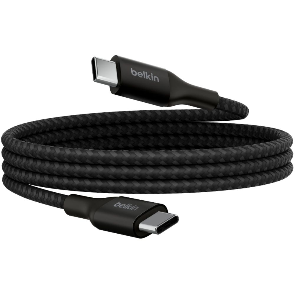 Belkin 240W Braided USB-C to USB-C Cable, 1m - Black