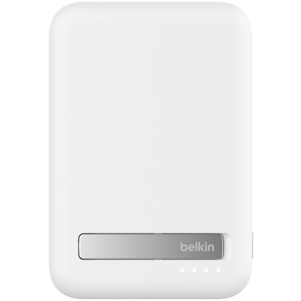 Belkin Qi2 8K Wireless Power Bank with Kickstand - White