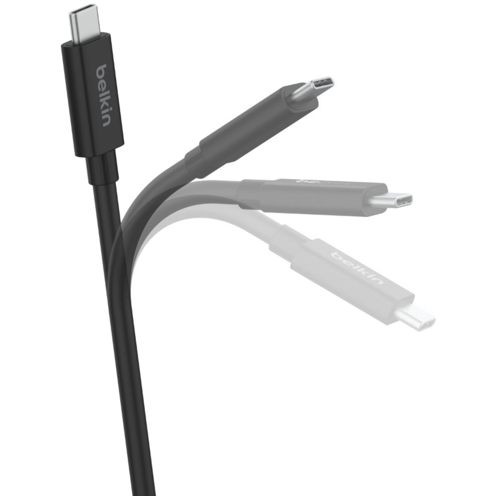 Belkin USB4 240W USB-C to USB-C Cable, 20Gbps, 2m - Black