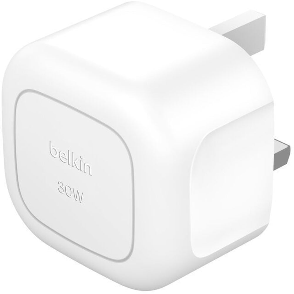 Belkin 30W PPS USB-C Wall Charger, UK Plug - White