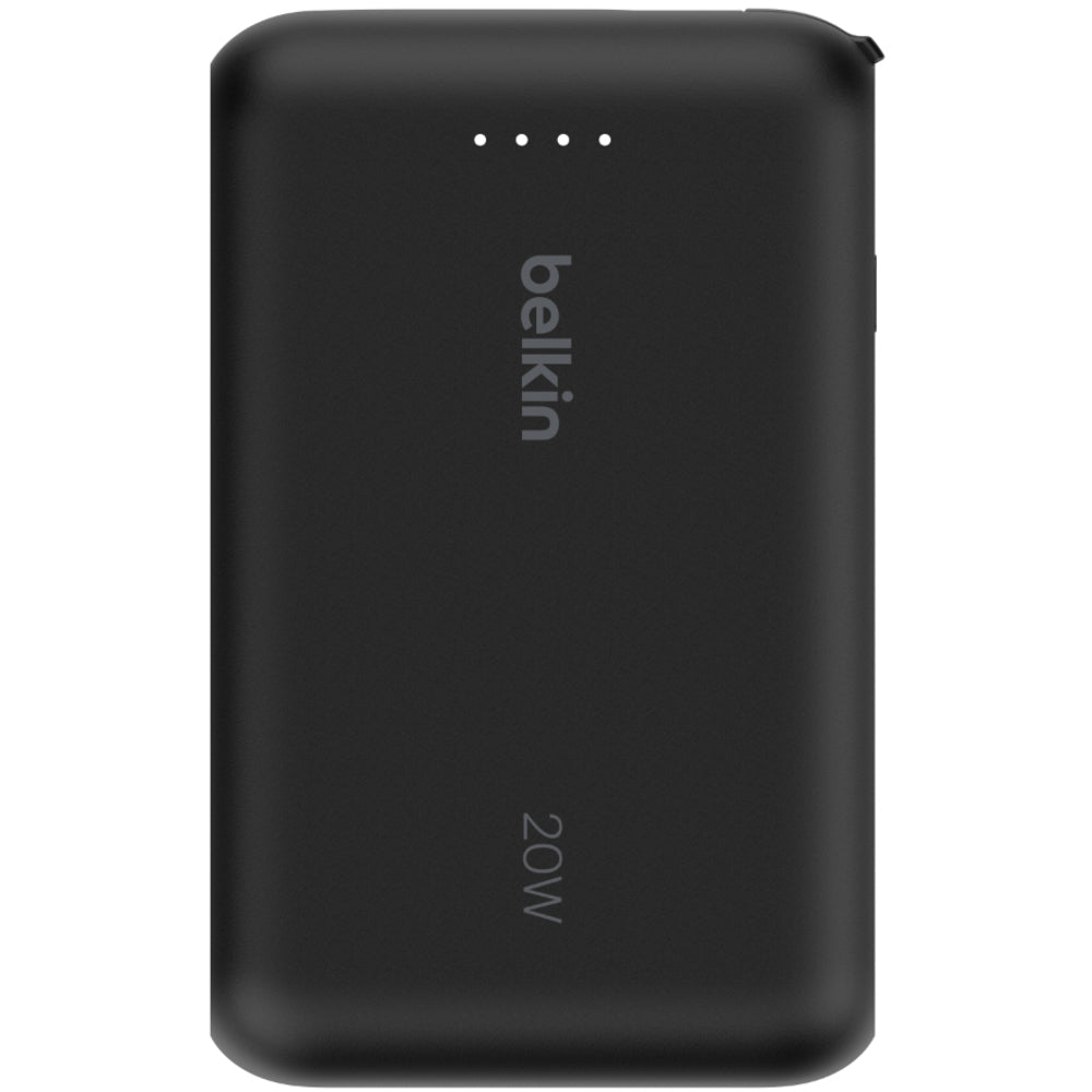 Belkin 10K Power Bank with Integrated USB-C Cable - Black