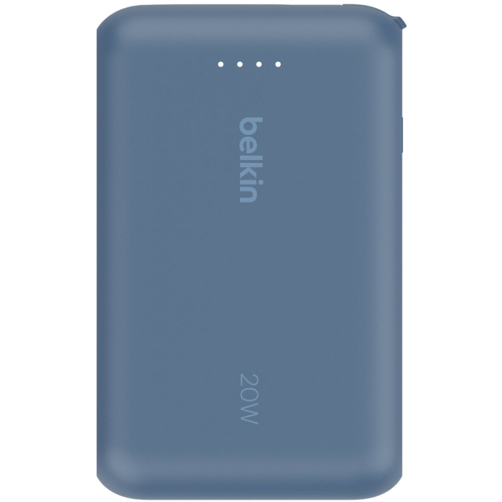 Belkin 10K Power Bank with Integrated USB-C Cable - Blue