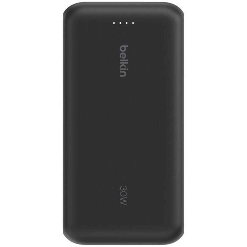 Belkin 20K Power Bank with Integrated Cable - Black