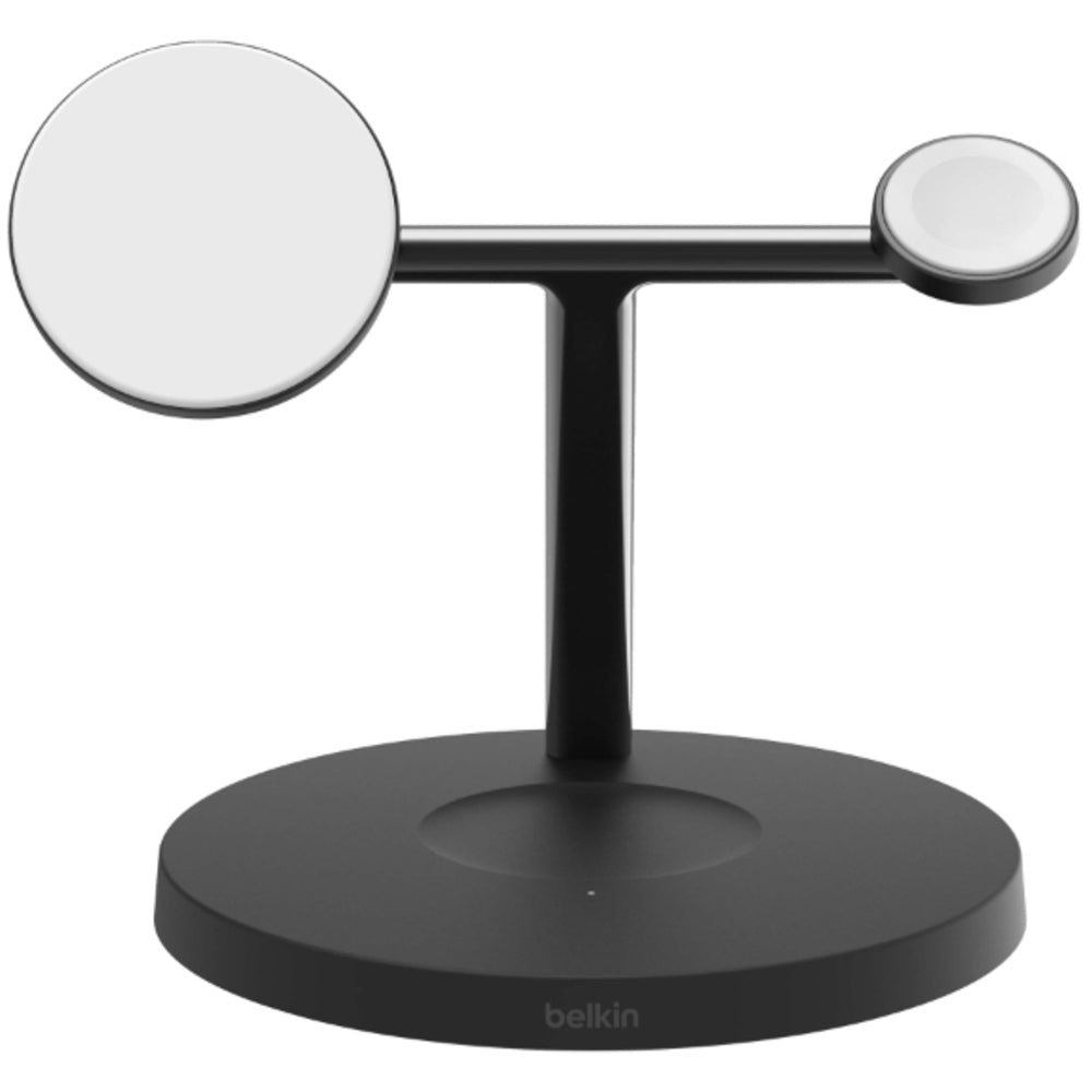 Belkin BoostCharge Pro 15W Qi2 3-in-1 Wireless Charger - Black