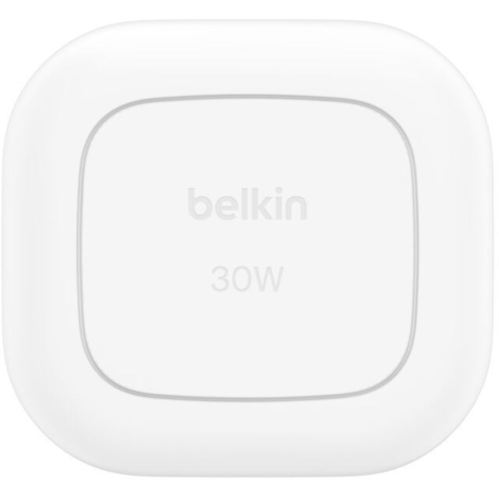 Belkin 30W USB-C Wall Charger with 1m USB-C Cable, UK Plug - White