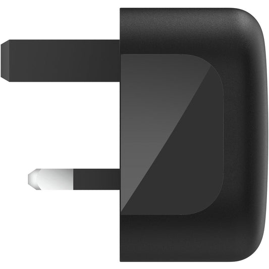 شاحن حائط بلكين USB-C لتوصيل الطاقة والشحن القابل للبرمجة بقدرة 45 واط وقابس بريطاني - أسود