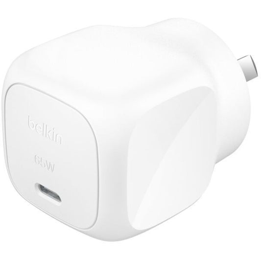 Belkin 65W PD Compact USB-C Wall Charger, UK Plug - Black