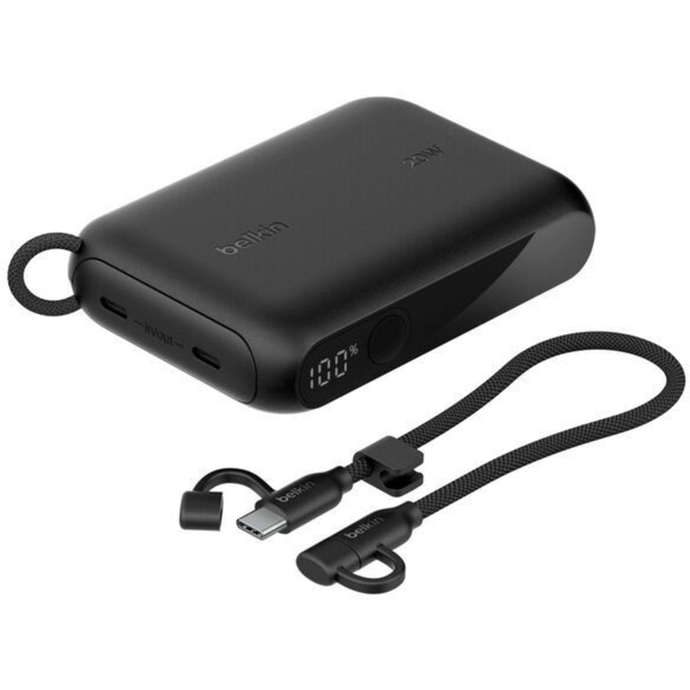 Belkin 10K Power Bank with Display - Black