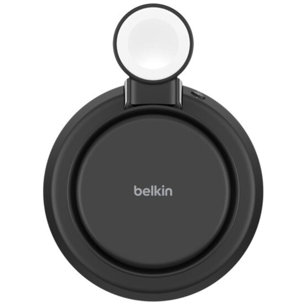 Belkin UltraCharge Pro 25W Qi2 3-in-1 Wireless Charging Dock - Charcoal