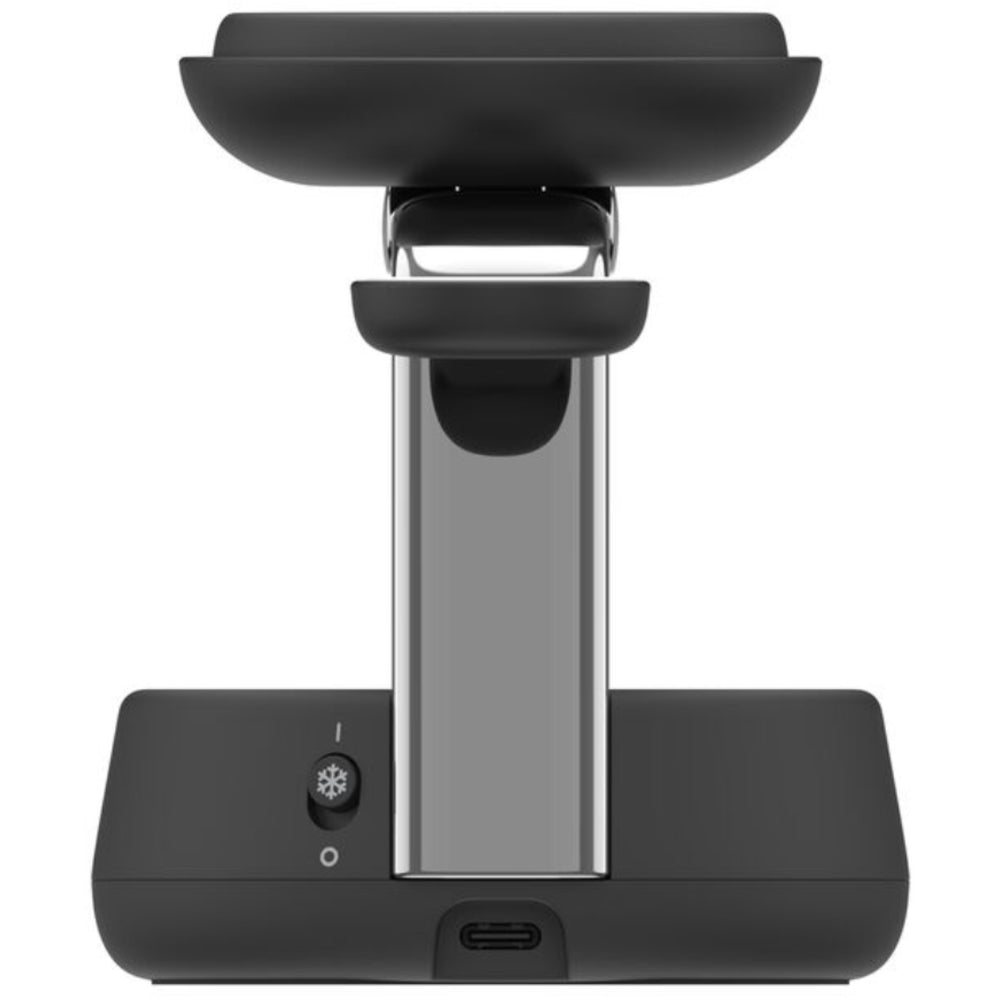 Belkin UltraCharge Pro 25W Qi2 3-in-1 Wireless Charging Dock - Charcoal