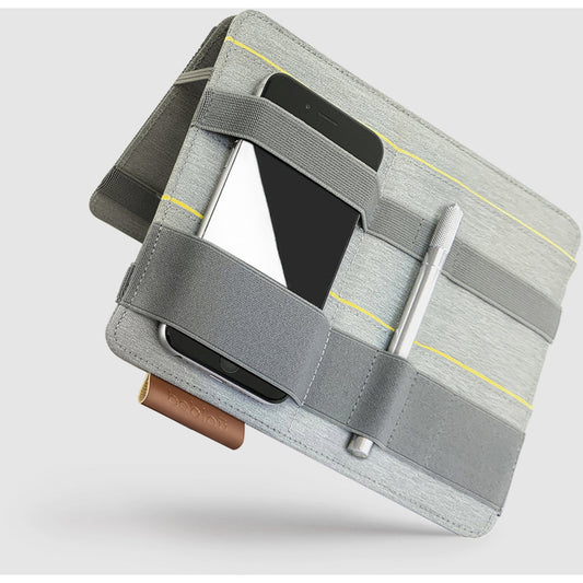 Beblau Portable 3-in-1 Laptop Organizer Travel, Desk & Backpack Tech Storage, Grey