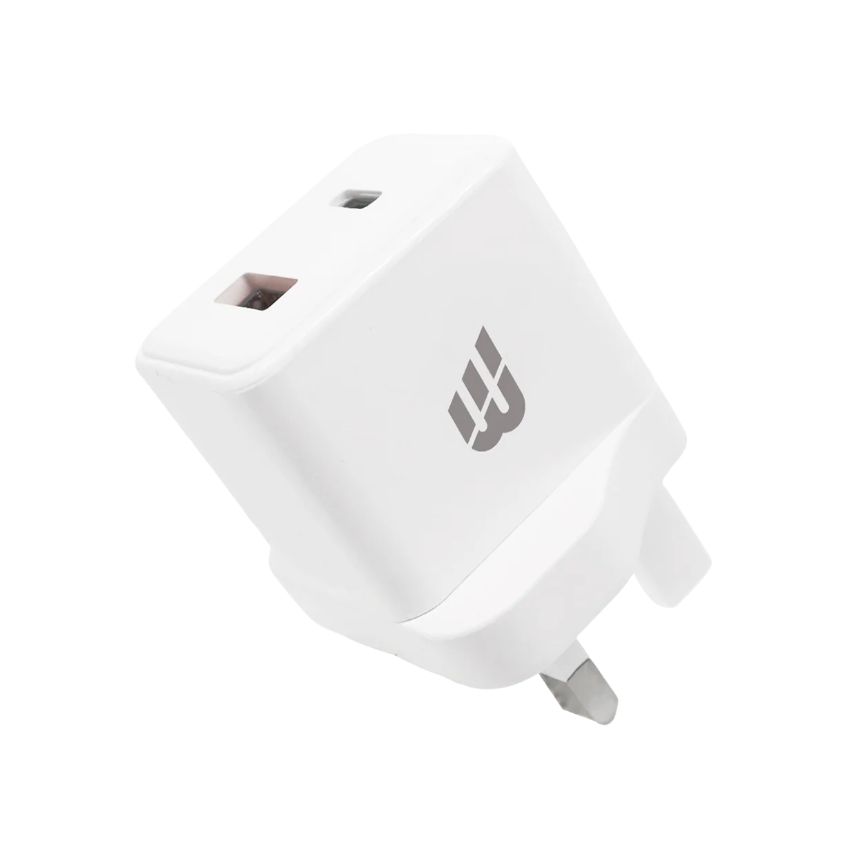 Baykron BASIC+ Wall Charger 33 w type-C & type A UK, White