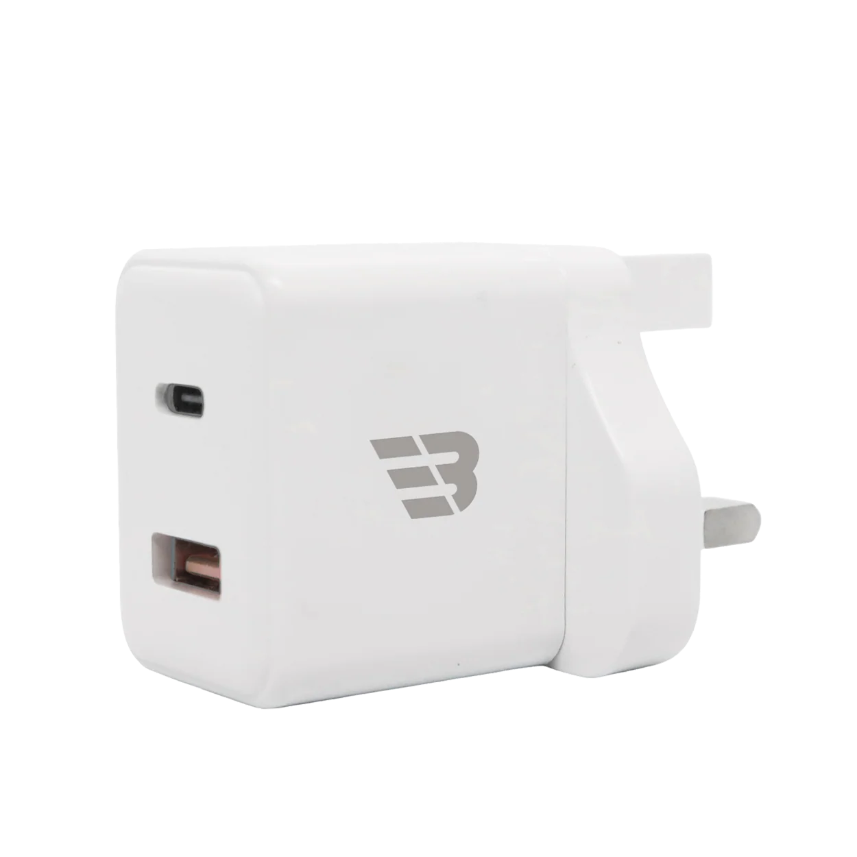 Baykron BASIC+ Wall Charger 33 w type-C & type A UK, White