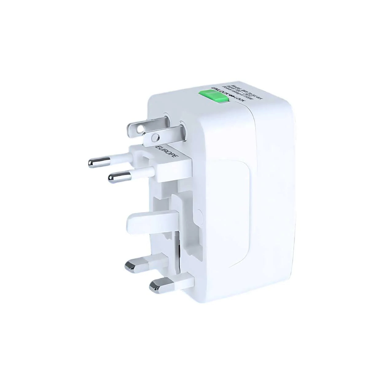 Baykron BASIC Universal Travel Adaptor, White