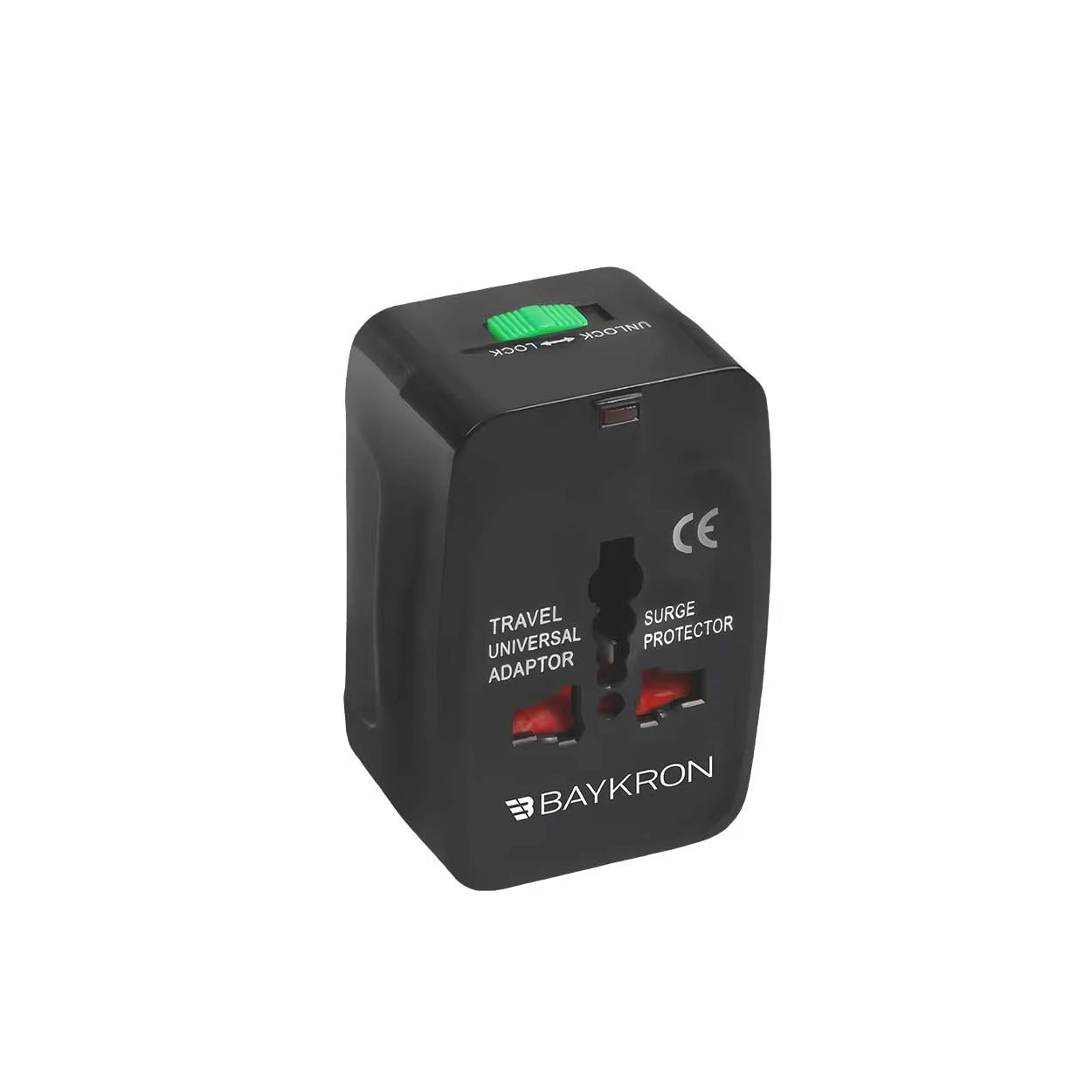 Baykron BASIC Universal Travel Adapter, Black