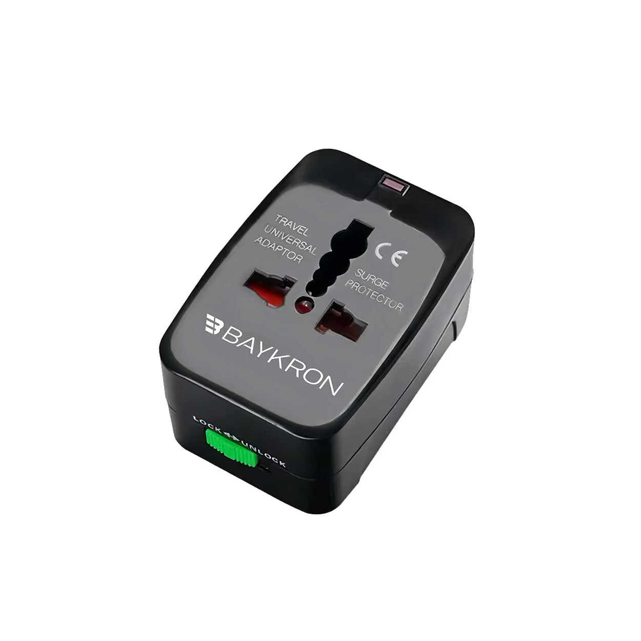 Baykron BASIC Universal Travel Adapter, Black