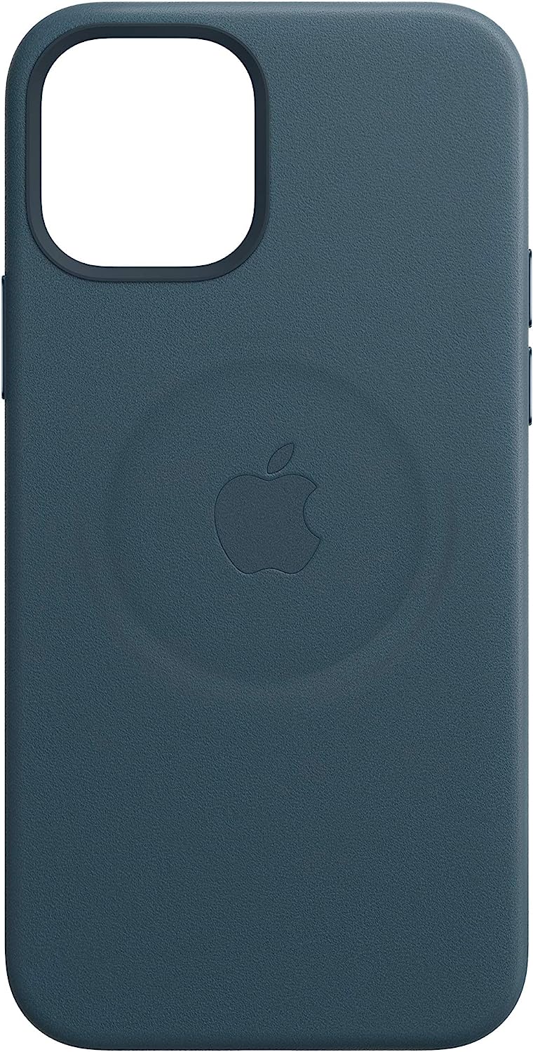 iPhone 12 mini Leather Case with MagSafe - Baltic Blue