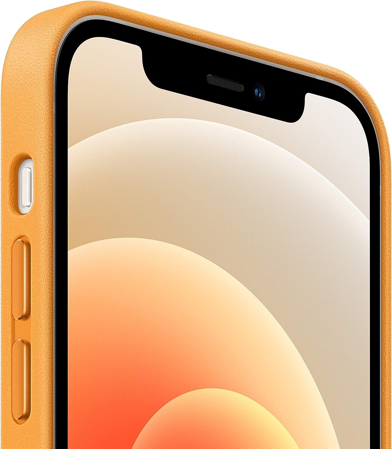 حافظة حماية لهاتف iPhone 12 جلدية من Apple بتقنية MagSafe لهاتف iPhone 12 Mini - كاليفورنيا بوبي