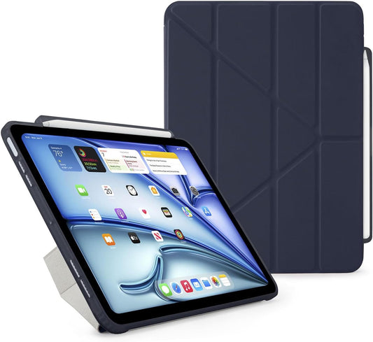 حافظة بيبيتو مقاس 11 بوصة لجهاز iPad Air اوريجامي #3 باللون الأزرق الداكن