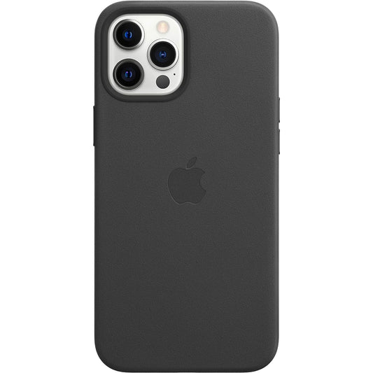 حافظة جلدية من Apple بتقنية MagSafe (يناسب iPhone Pro Max) -أسود
