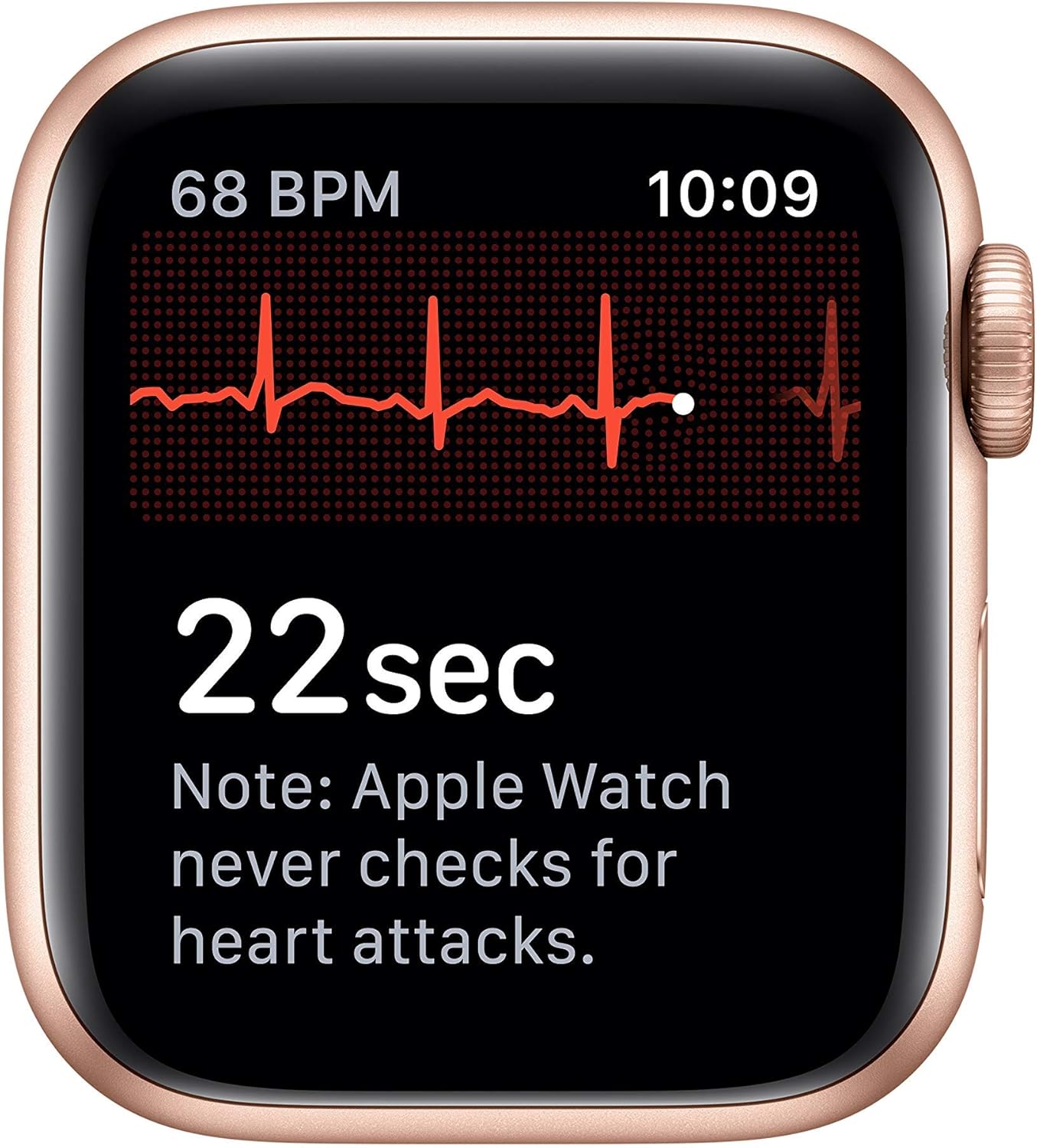 Apple Watch Series 5 44mm Gold Aluminium Case with Pink Sand Sport Band - S/M & M/L