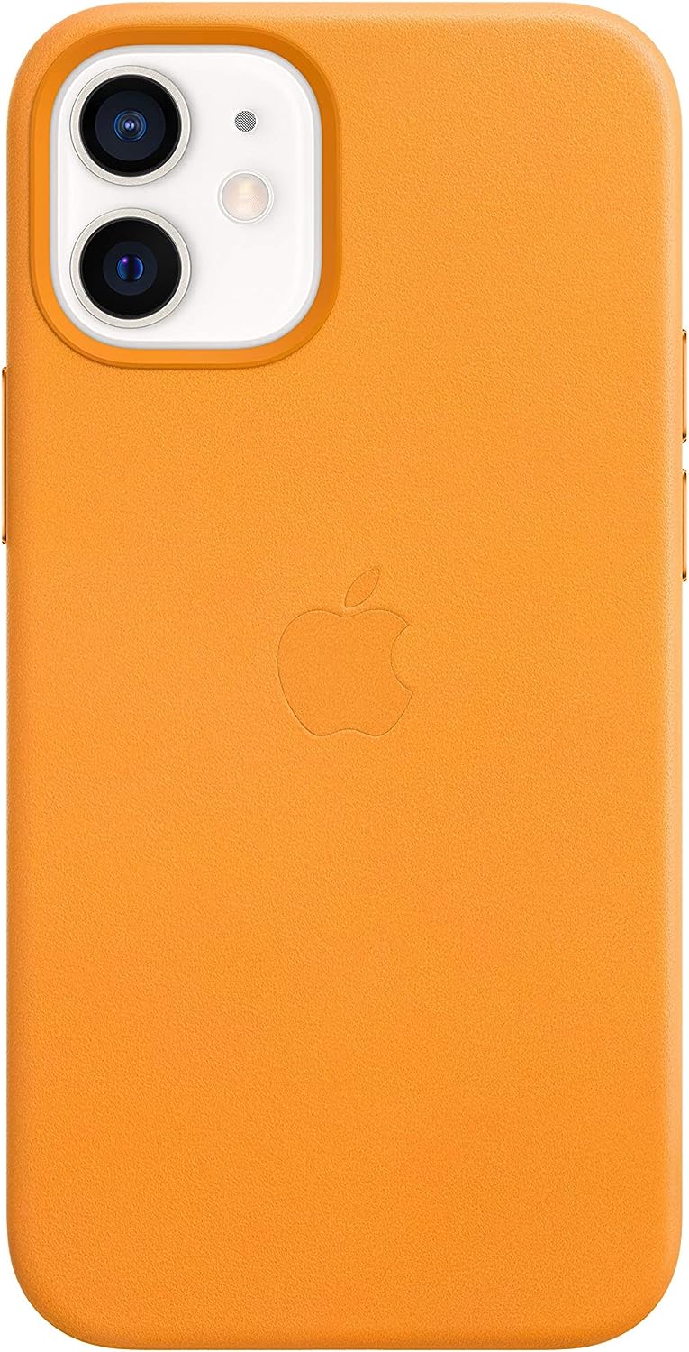 iPhone 12 mini Leather Case with MagSafe California Poppy