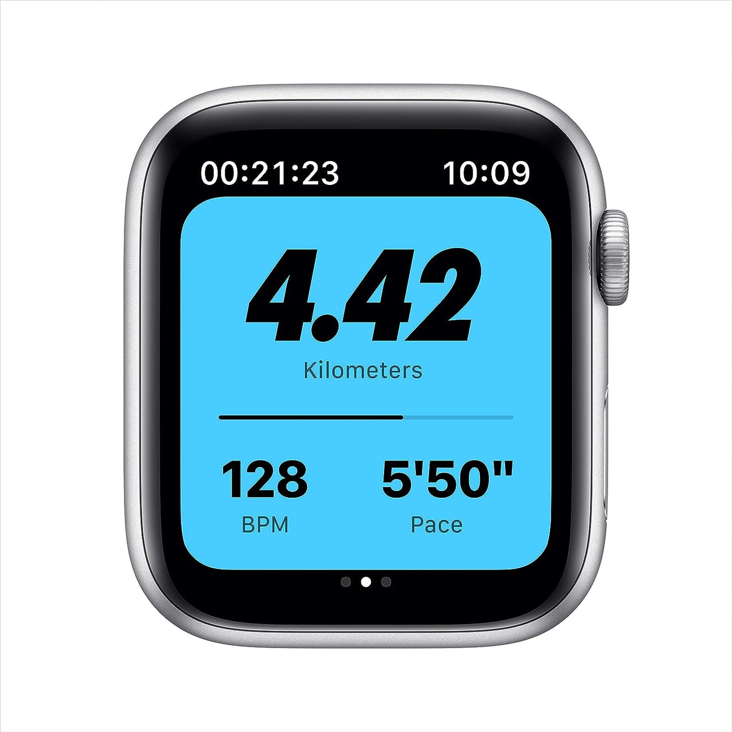 Apple Watch Nike+ Series 6 Cellular 44mm Silver Aluminium Case with Pure Platinum/Black Nike Sport Band