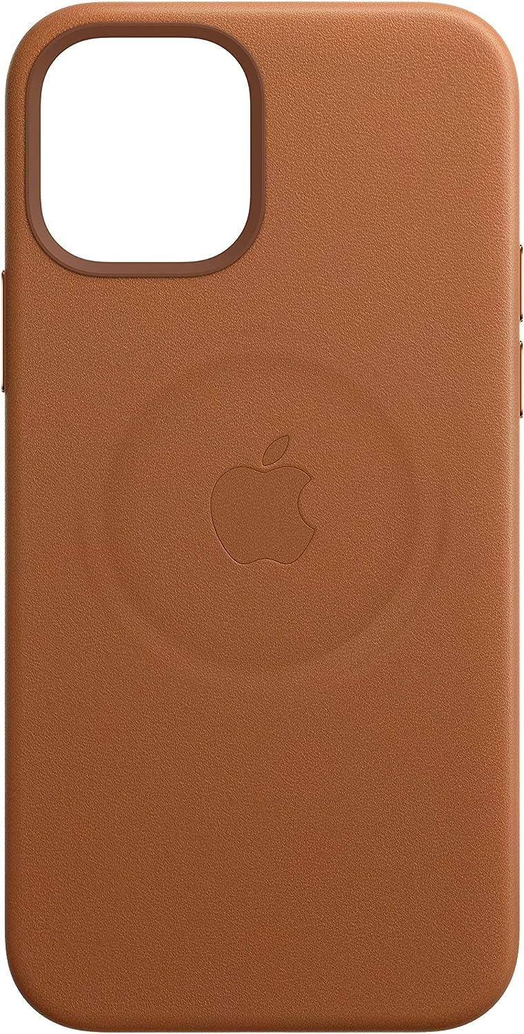 iPhone 12 mini Leather Case with MagSafe Saddle Brown – Aleph ألف