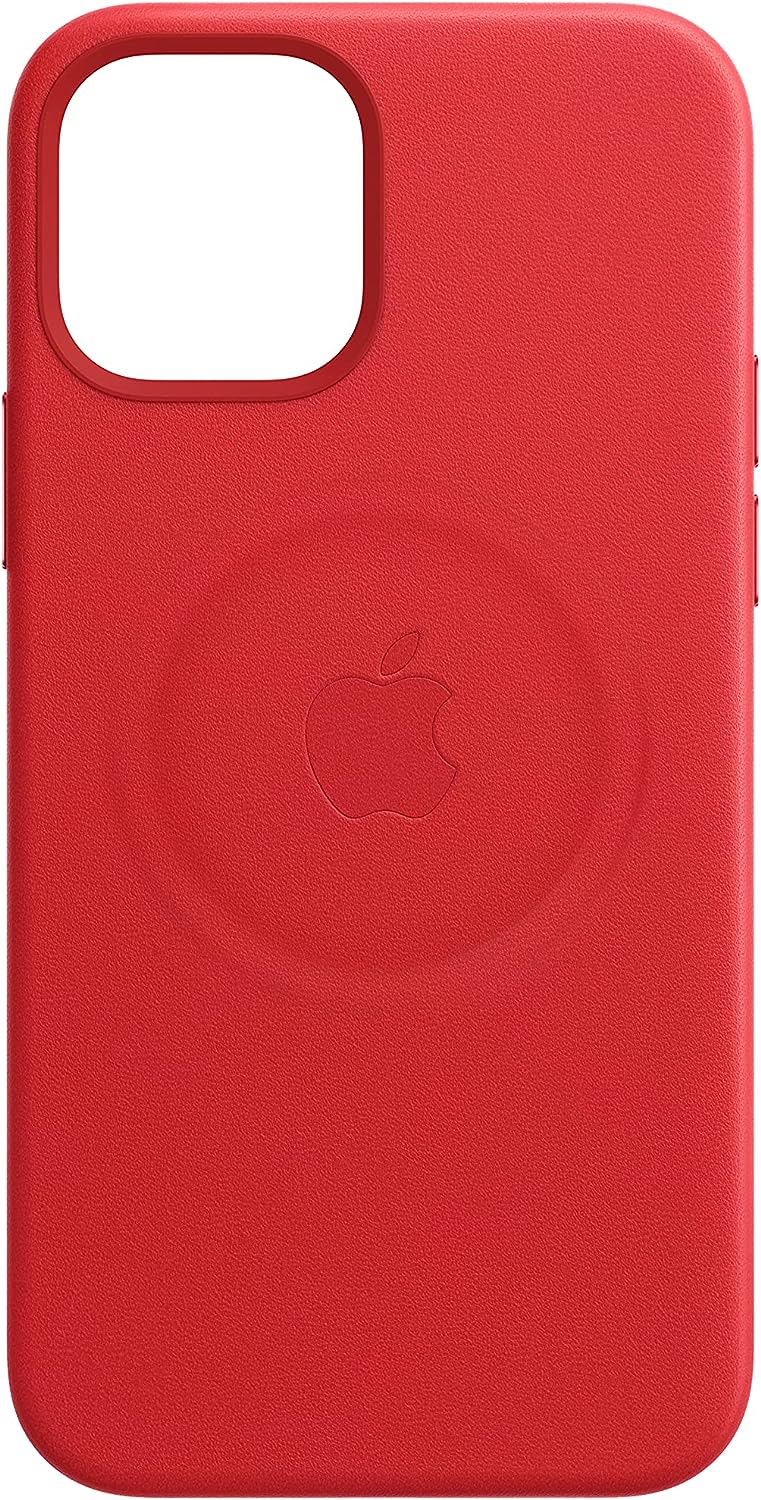 iPhone 12 Pro Max Leather Case with MagSafe - (PRODUCT)RED