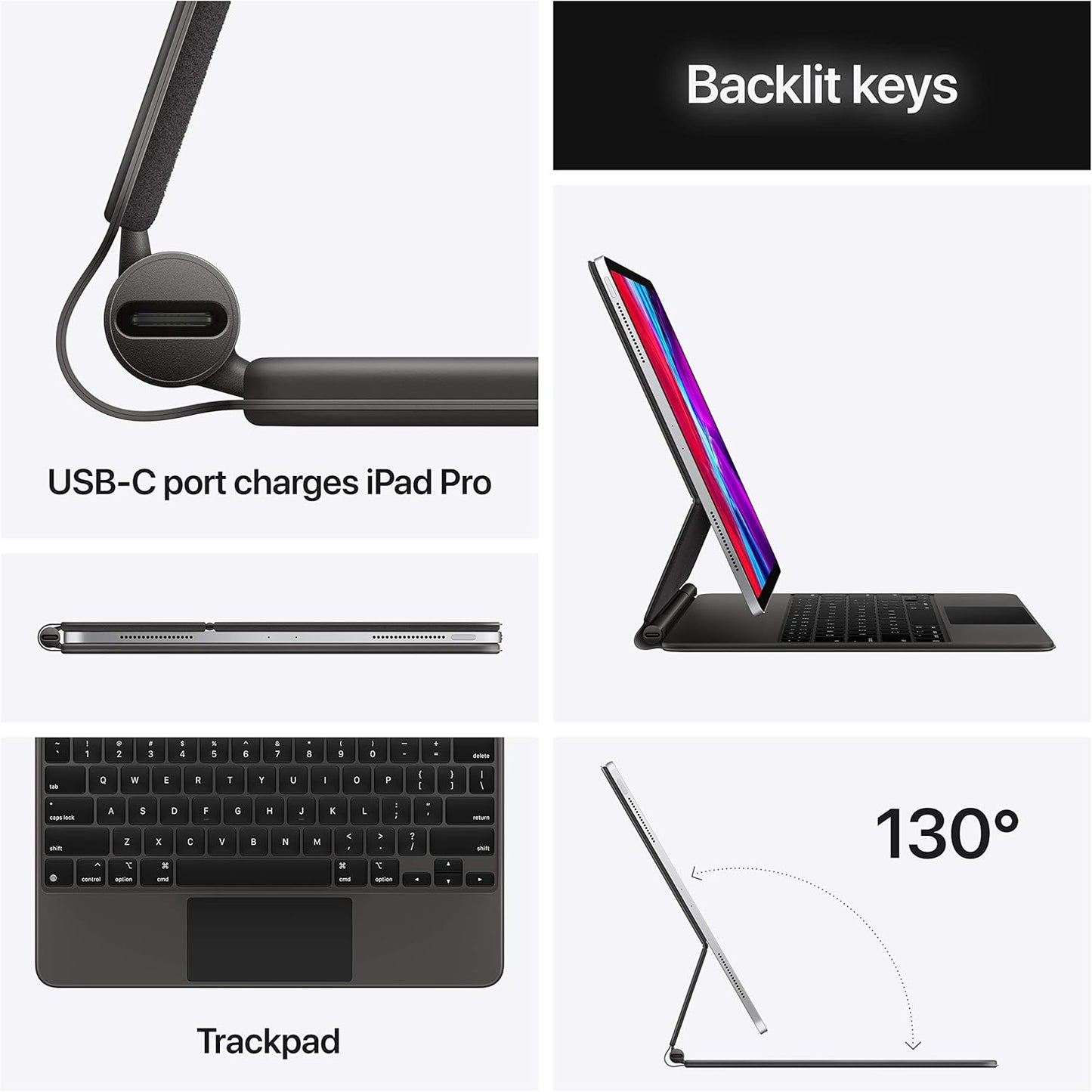 Magic Keyboard for 12.9-inch iPad Pro (4th generation) Arabic
