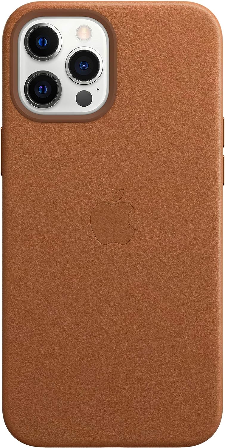 حافظة جلدية من Apple بتقنية MagSafe (يناسب iPhone Pro Max) -بني سادل