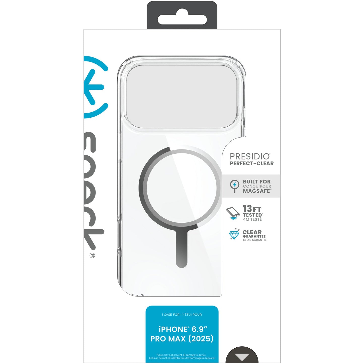 Speck iPhone 17 Pro Max Presidio Perfect Clear Ms - Clear/Clear/Silver