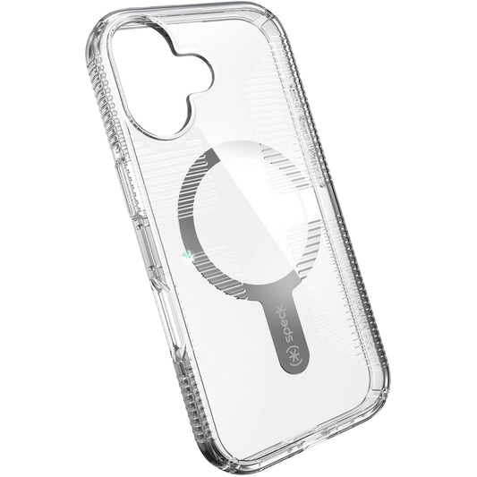 Speck iPhone 17 Gemshell Grip + Ms - Clear/Clear