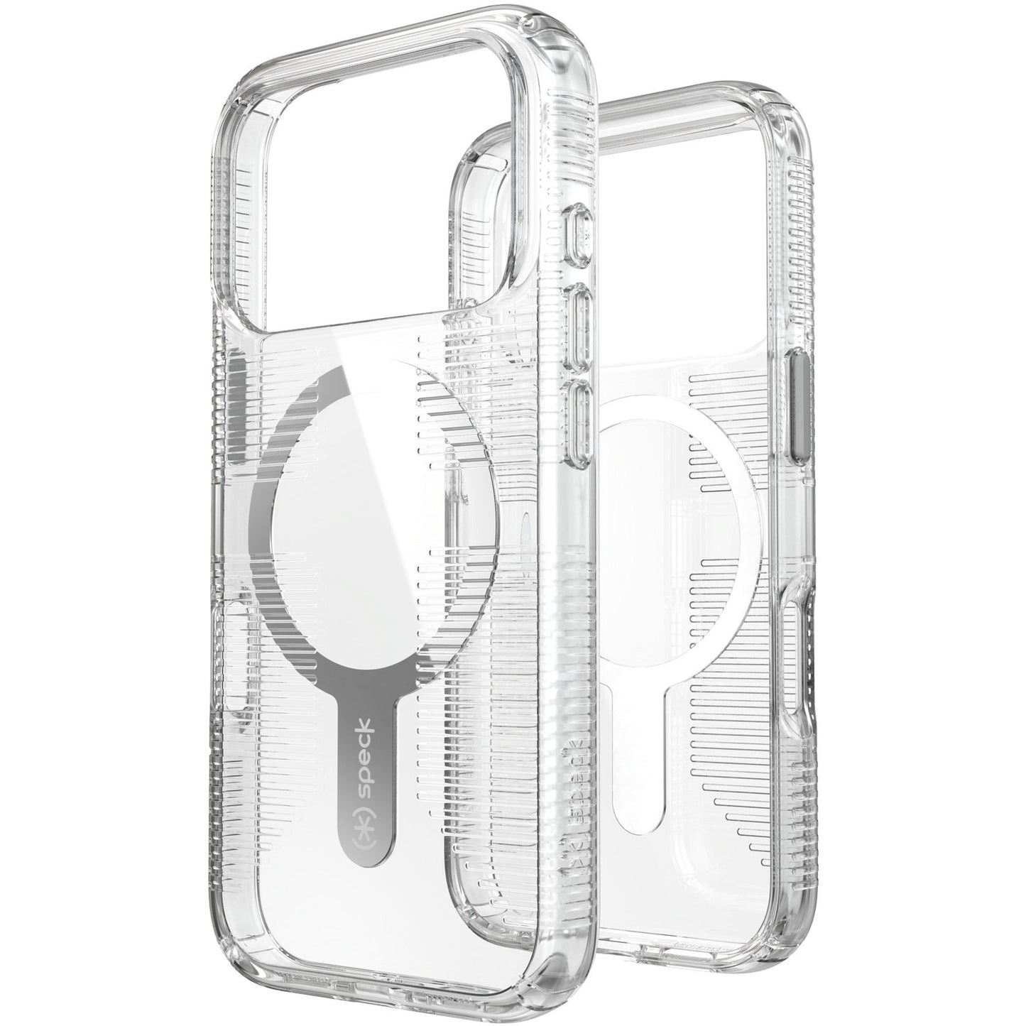 Speck iPhone 17 Pro Gemshell Grip + Ms - Clear/Clear