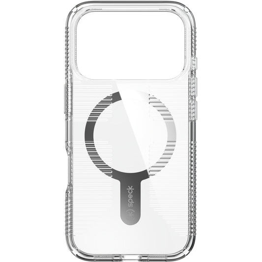 Speck iPhone 17 Pro Gemshell Grip + Ms - Clear/Clear