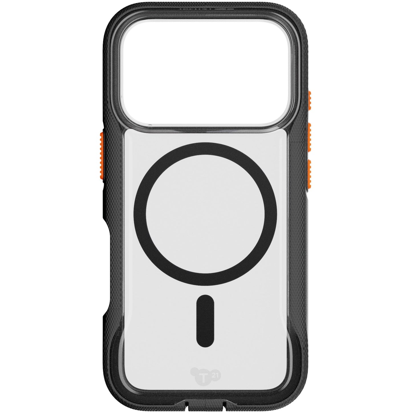تيك 21 حافظة iPhone Pro إيفو برو مع ماغسيف - شفاف/أسود