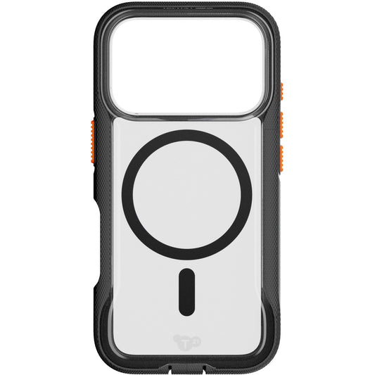 تيك 21 حافظة iPhone Pro إيفو برو مع ماغسيف - شفاف/أسود