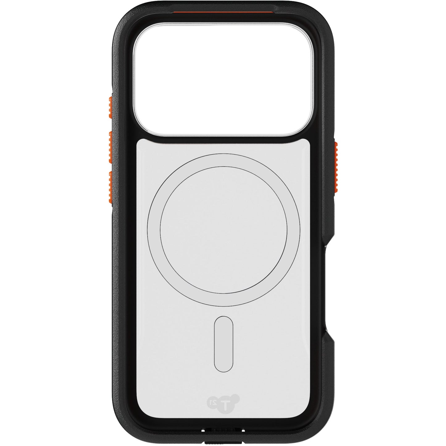 تيك 21 حافظة iPhone Pro إيفو برو مع ماغسيف - شفاف/أسود