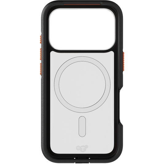 تيك 21 حافظة iPhone Pro إيفو برو مع ماغسيف - شفاف/أسود