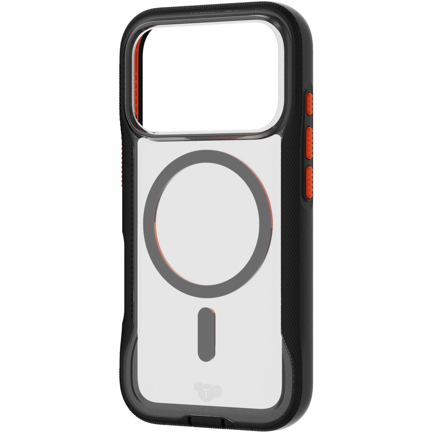 تيك 21 حافظة iPhone Pro إيفو برو مع ماغسيف - شفاف/أسود